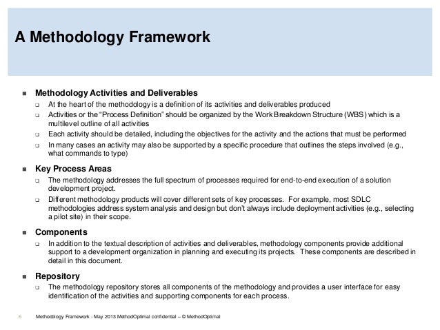 example of methodology