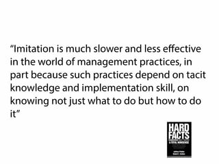 No consideration given to the informal 
bits and the surrounding context 
 