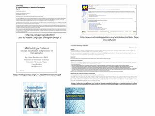 Kanban 
What About These? 
Simplified Evo Process: Implement Evo Steps 
Spiral Model 
eXtreme Programming 
	
 