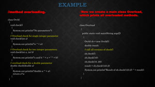 Method overloading | PPTX | Programming Languages | Computing