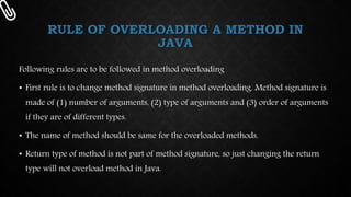 Method overloading | PPT