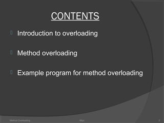 C# Method overloading | PPT