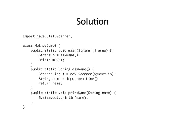 Methods in Java | PDF | Programming Languages | Computing