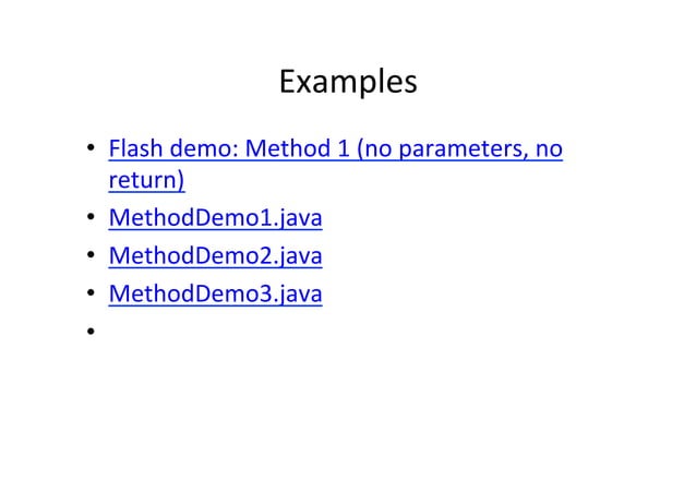Methods in Java | PDF | Programming Languages | Computing