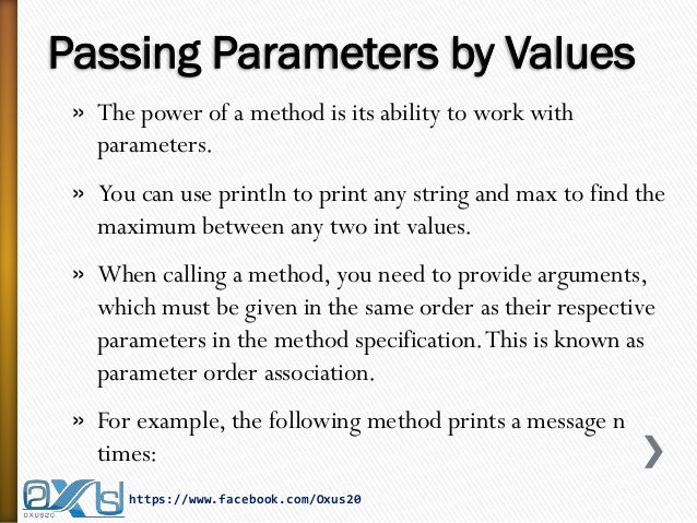 Java Methods