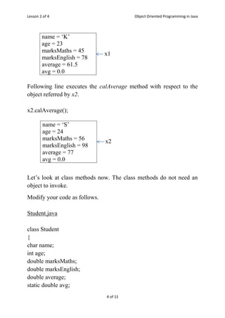 Methods in Java | PDF