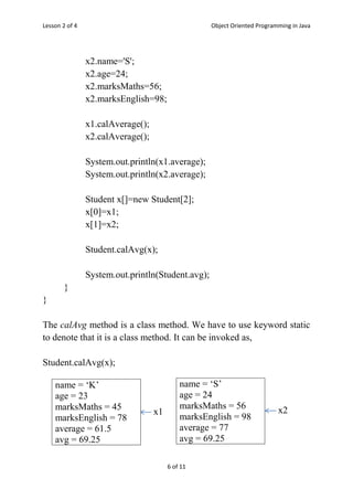 Methods in Java | PDF