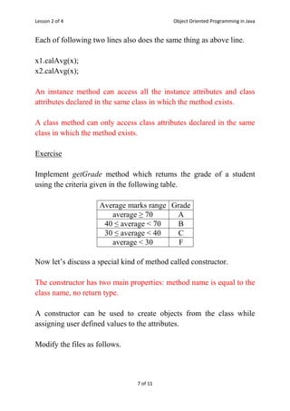 Methods in Java | PDF image.