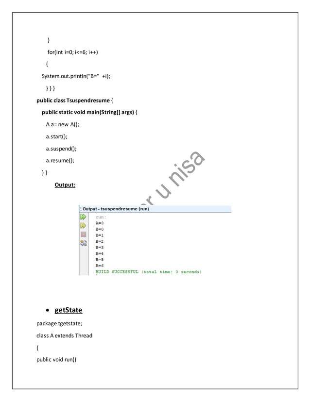 Methods of thread class pdf