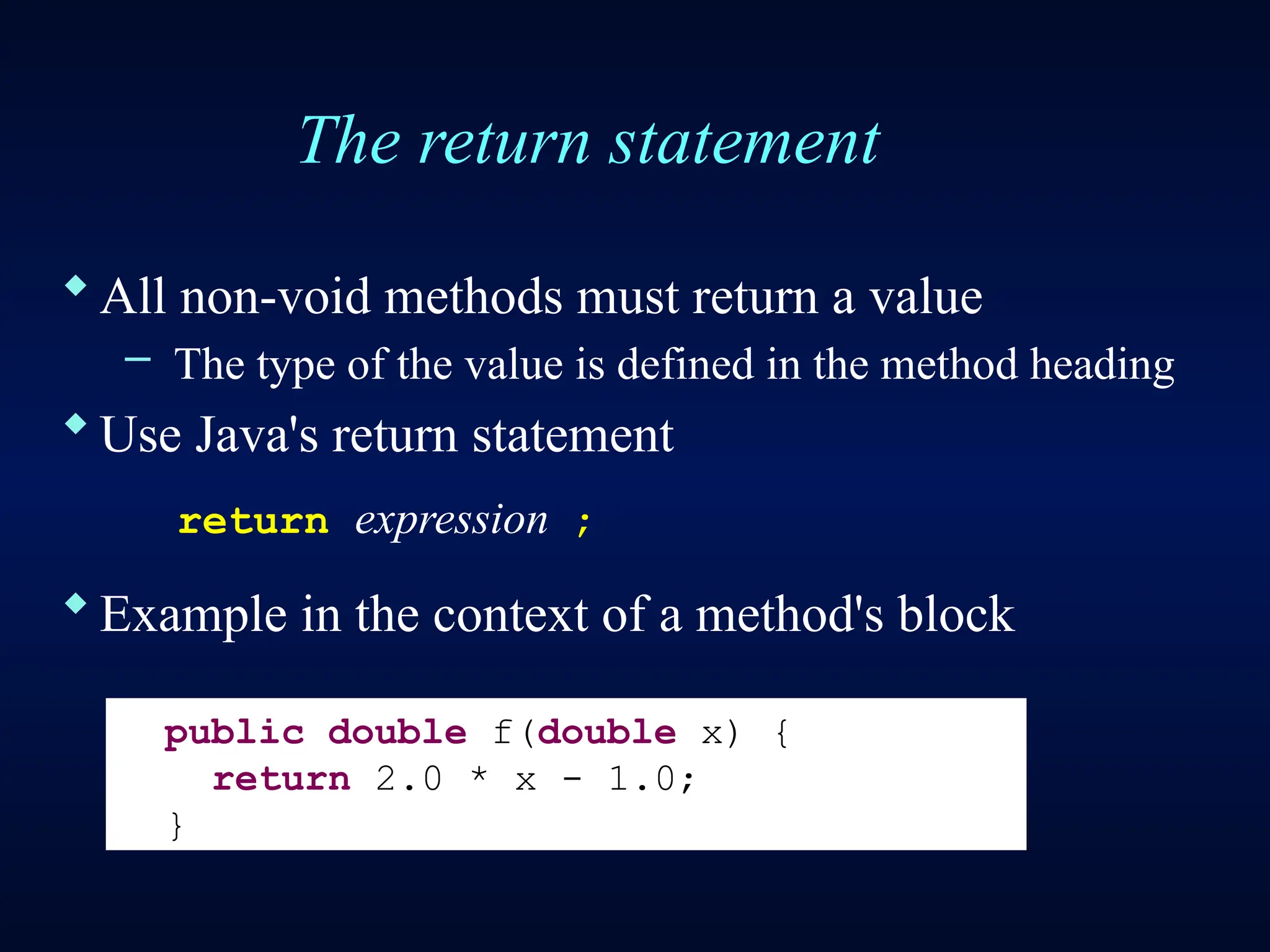 JAVA METHODS PRESENTATION WITH EXAMPLES DFDFFD FDGFDGDFG FGGF | PPTX