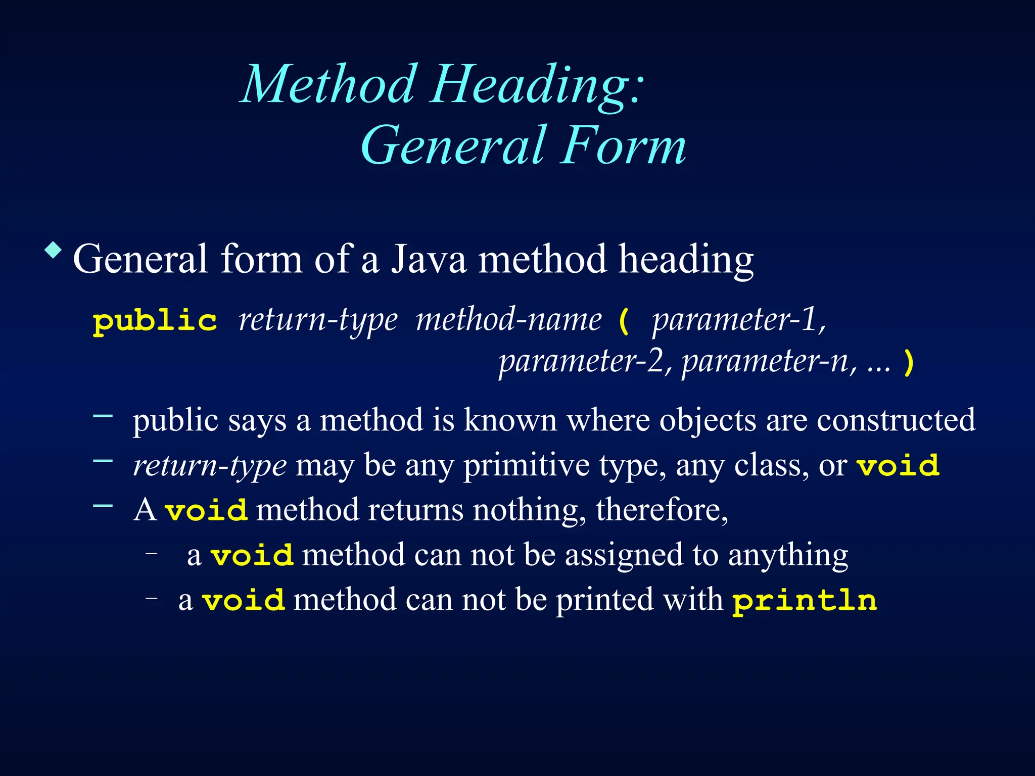 JAVA METHODS PRESENTATION WITH EXAMPLES DFDFFD FDGFDGDFG FGGF | PPT ...