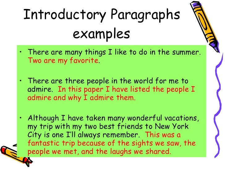 intro sentences for essays