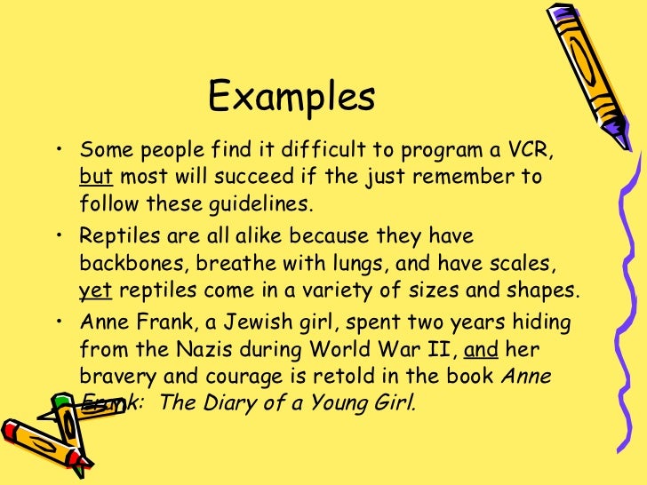 example topic sentences
