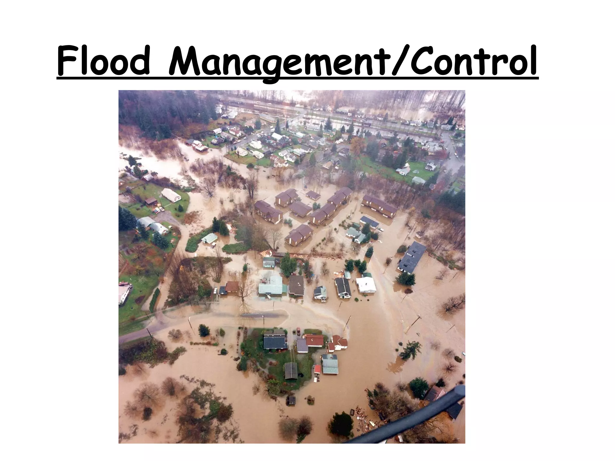 Flood Management/Control 