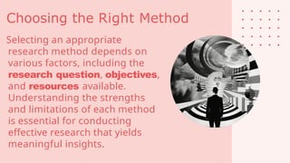 Re Research Method Example methods-of-research report, explanation and example | PPTX