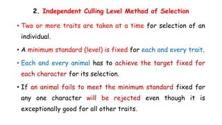 animal breeding and genetic Methods-of-Selection.pptx