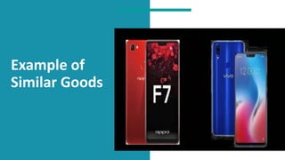 Example of
Similar Goods
 