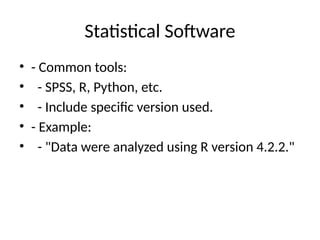 learn r, python & spss in 2025 guide Images High... Methods 17-01-2025.pptx statistical methods | PPTX