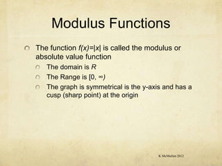 Methods6 modulus function | PPTX