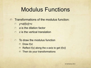 Methods6 modulus function | PPTX