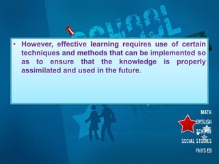 Methods and Function of Effective Learning | PPTX