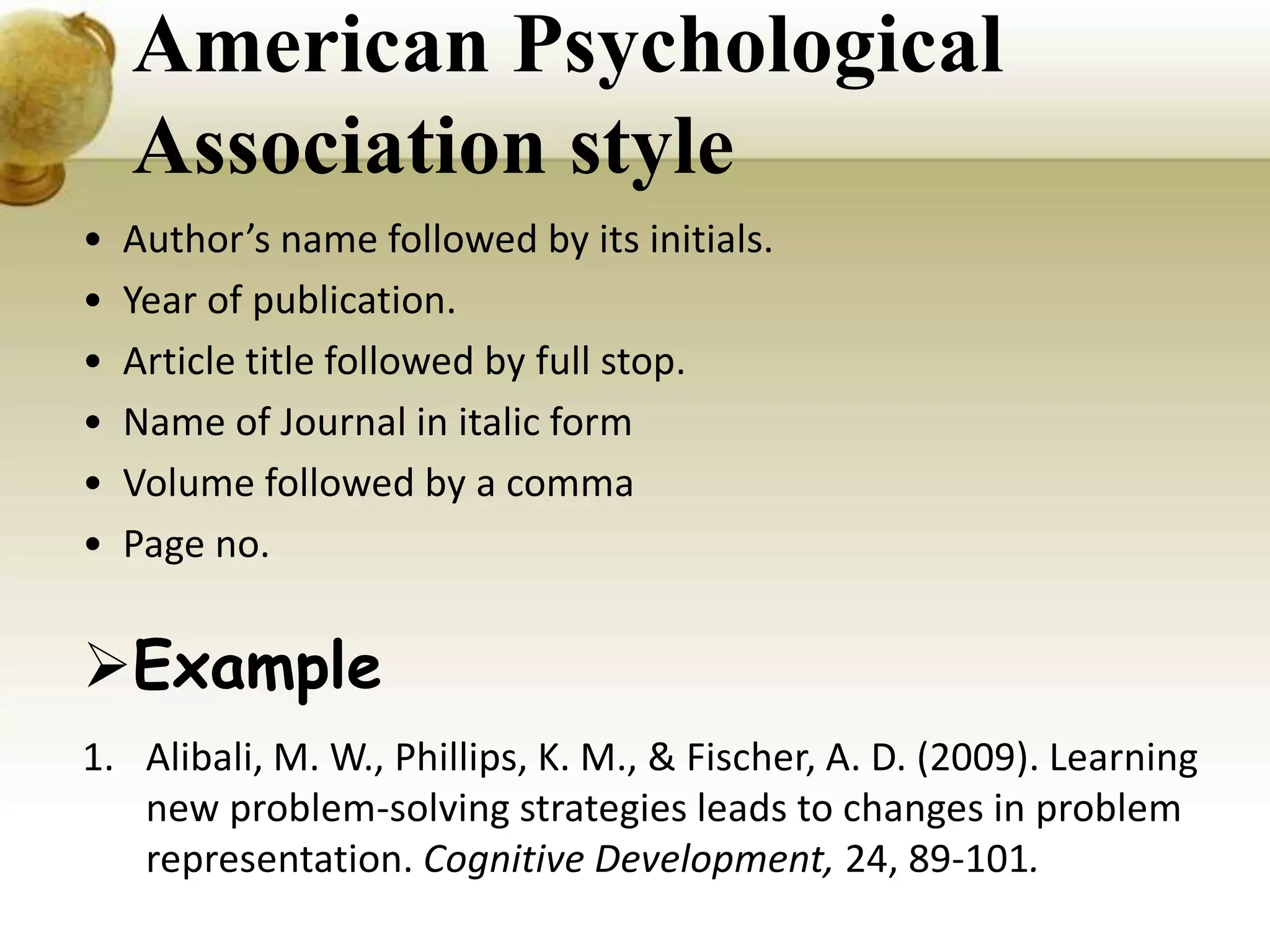 Methods and styles of bibliography