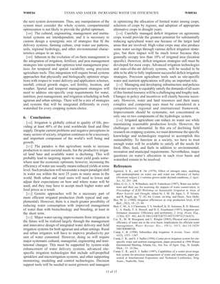 Methods and technologies to improve efficiency of water use | PDF