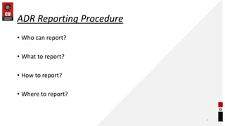 Methods and Tools for ADR Reporting.pptx | Pharmaceutical Industry ...