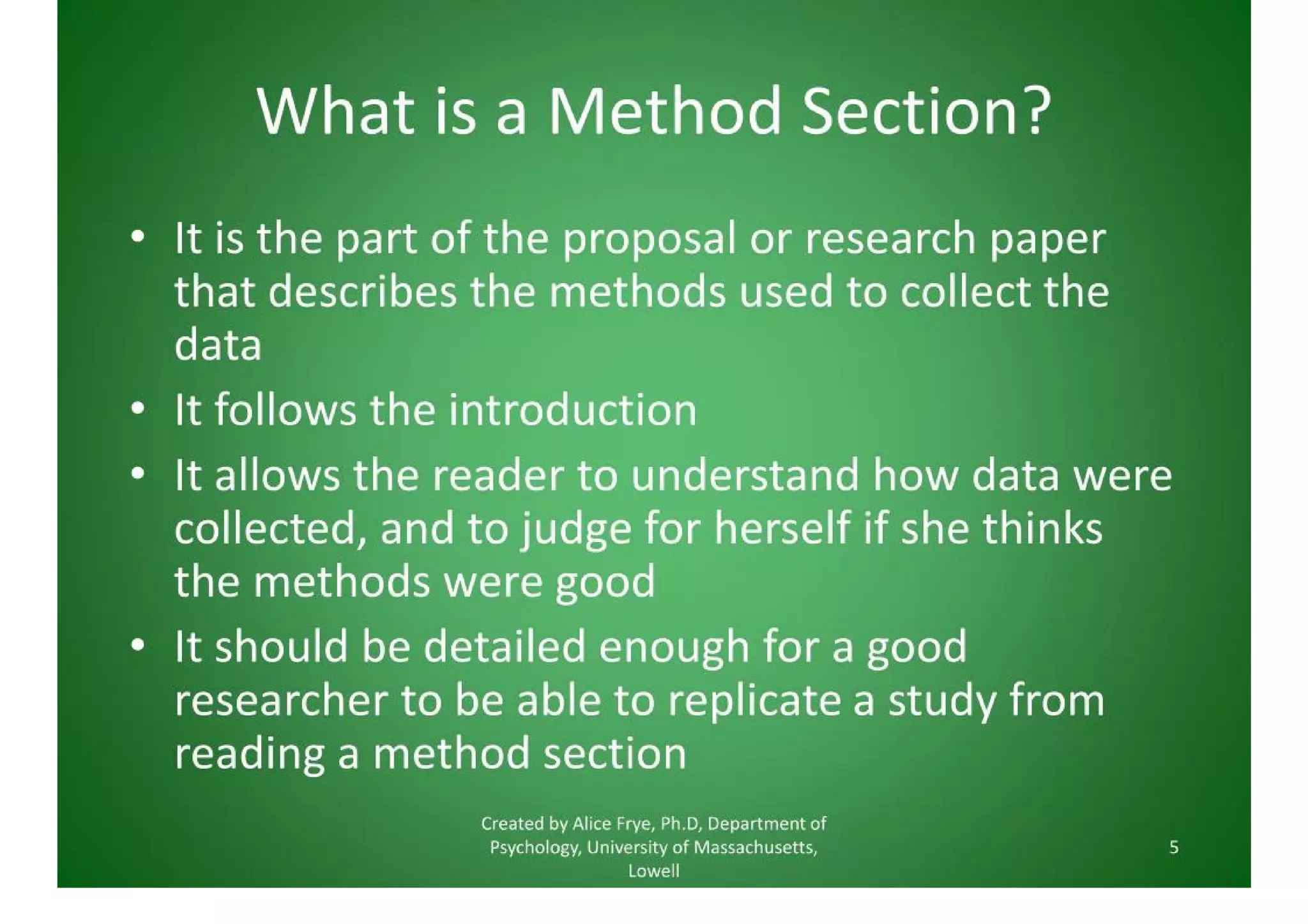 Method Section