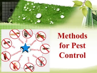 Methods for pest control | PPT