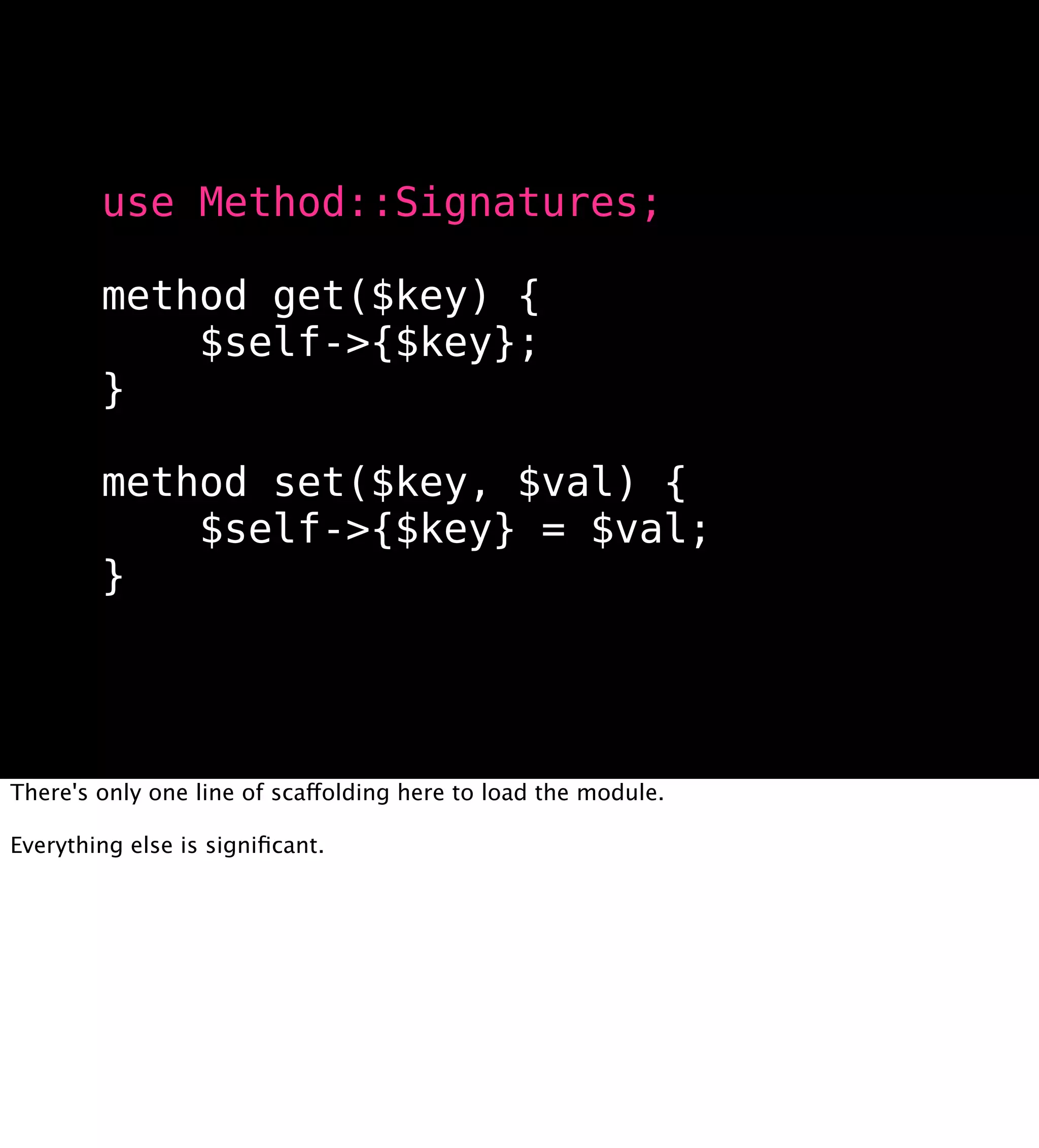 Method::Signatures