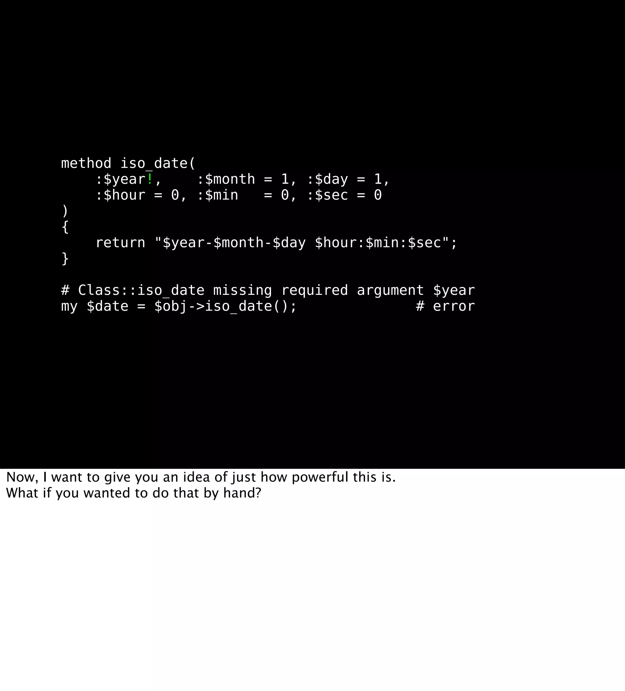 Method::Signatures | PDF