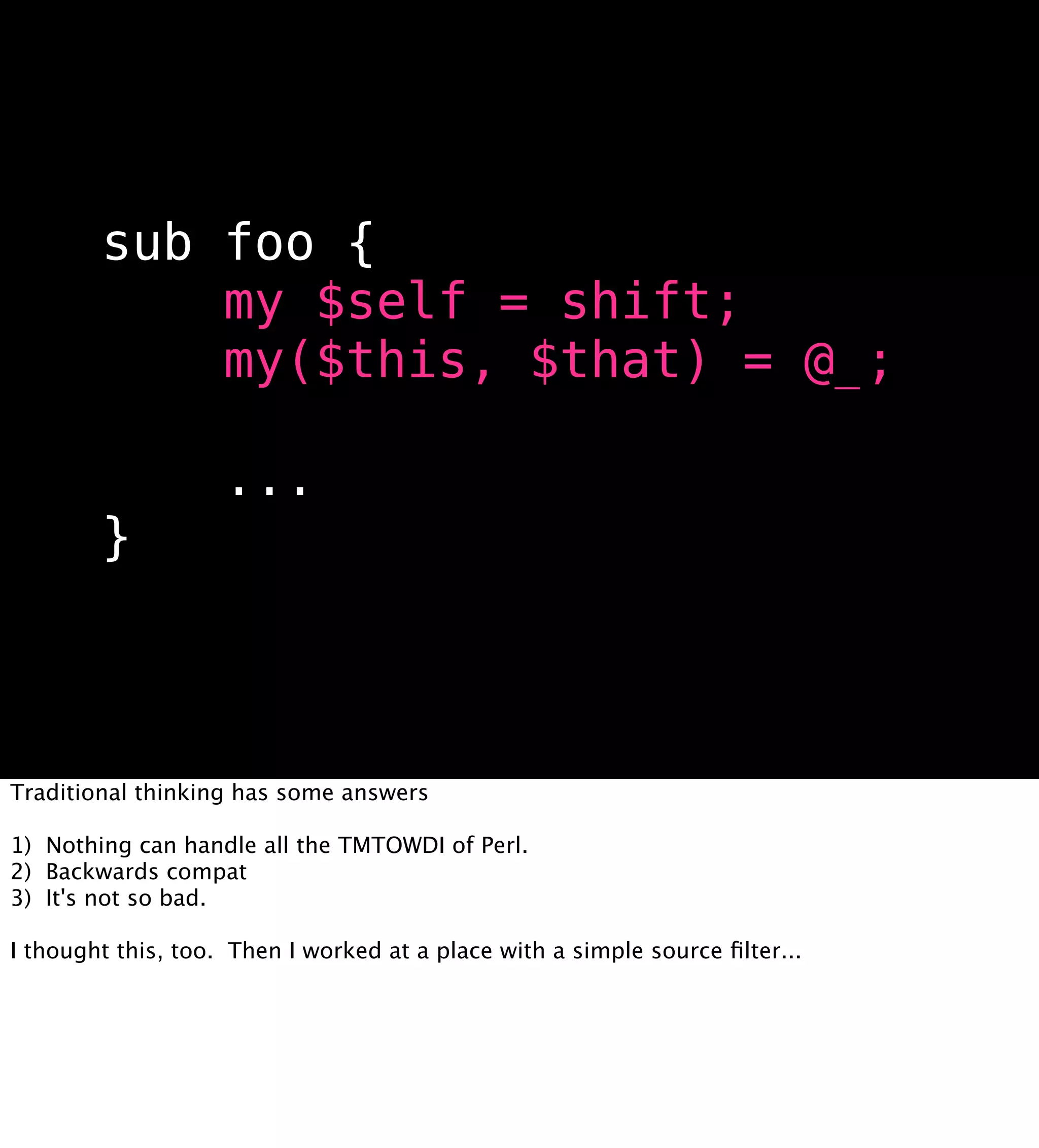 Method::Signatures | PDF