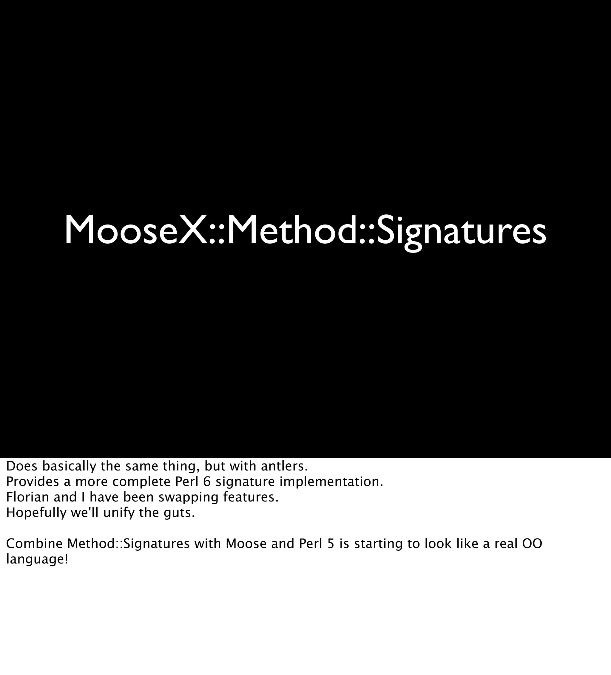 Method::Signatures