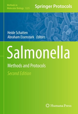 Salmonella
Heide Schatten
Abraham Eisenstark Editors
Methods and Protocols
SecondEdition
Methods in
Molecular Biology 1225
 