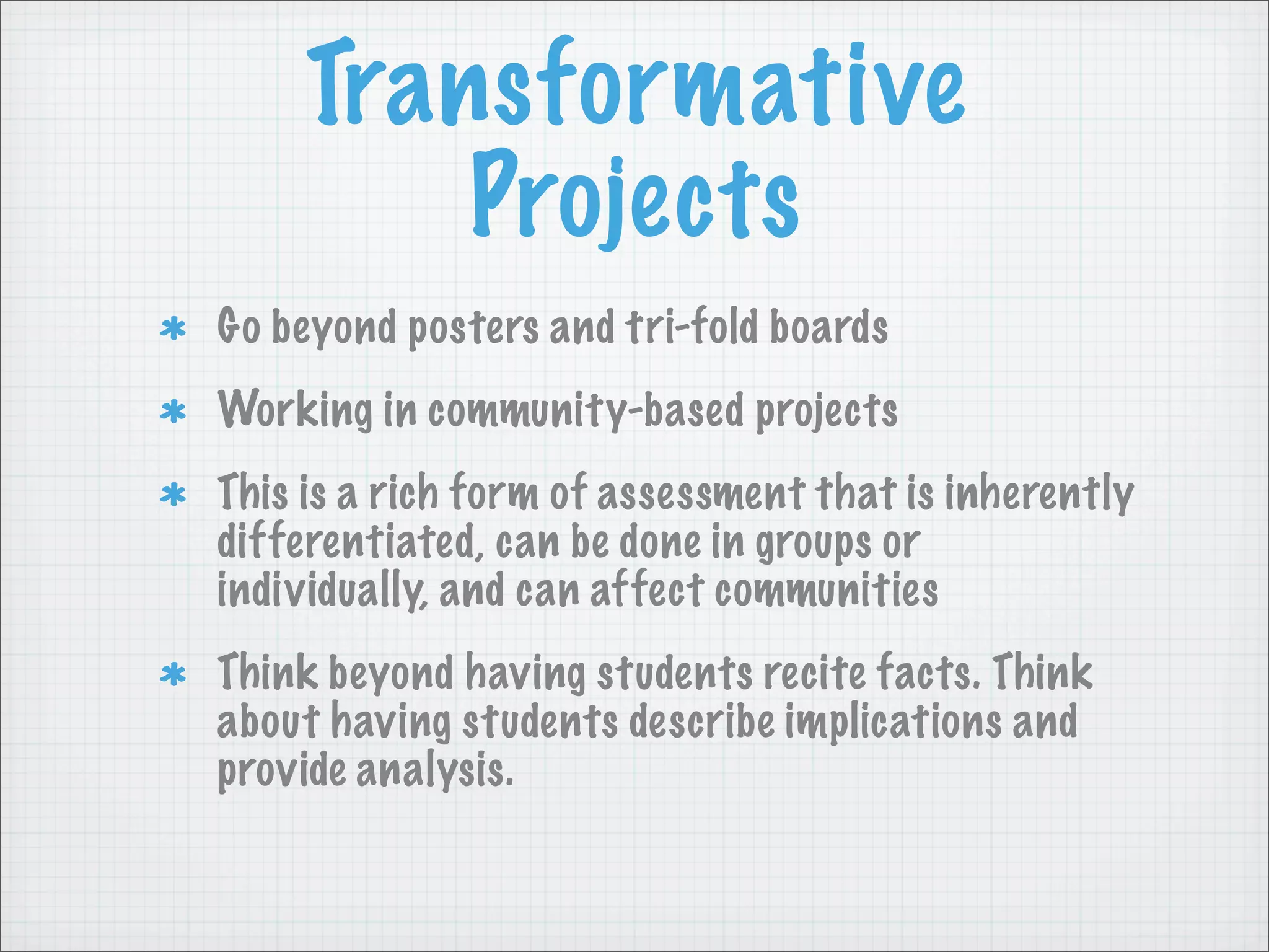 Transformative Teaching Methods