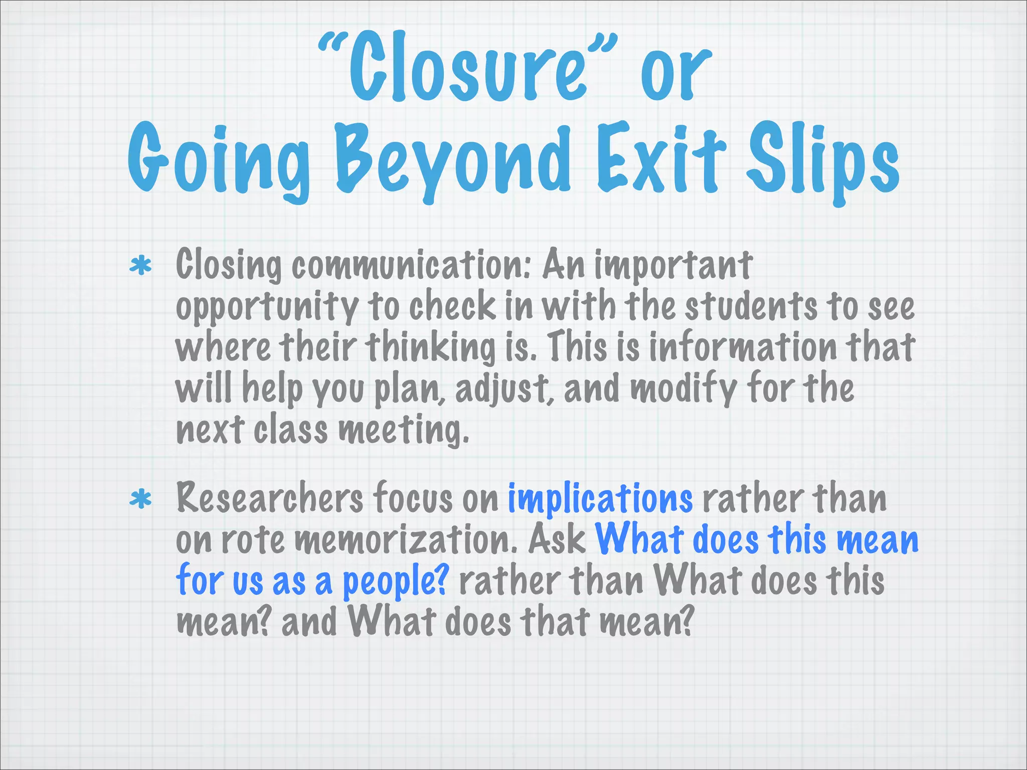 Transformative Teaching Methods