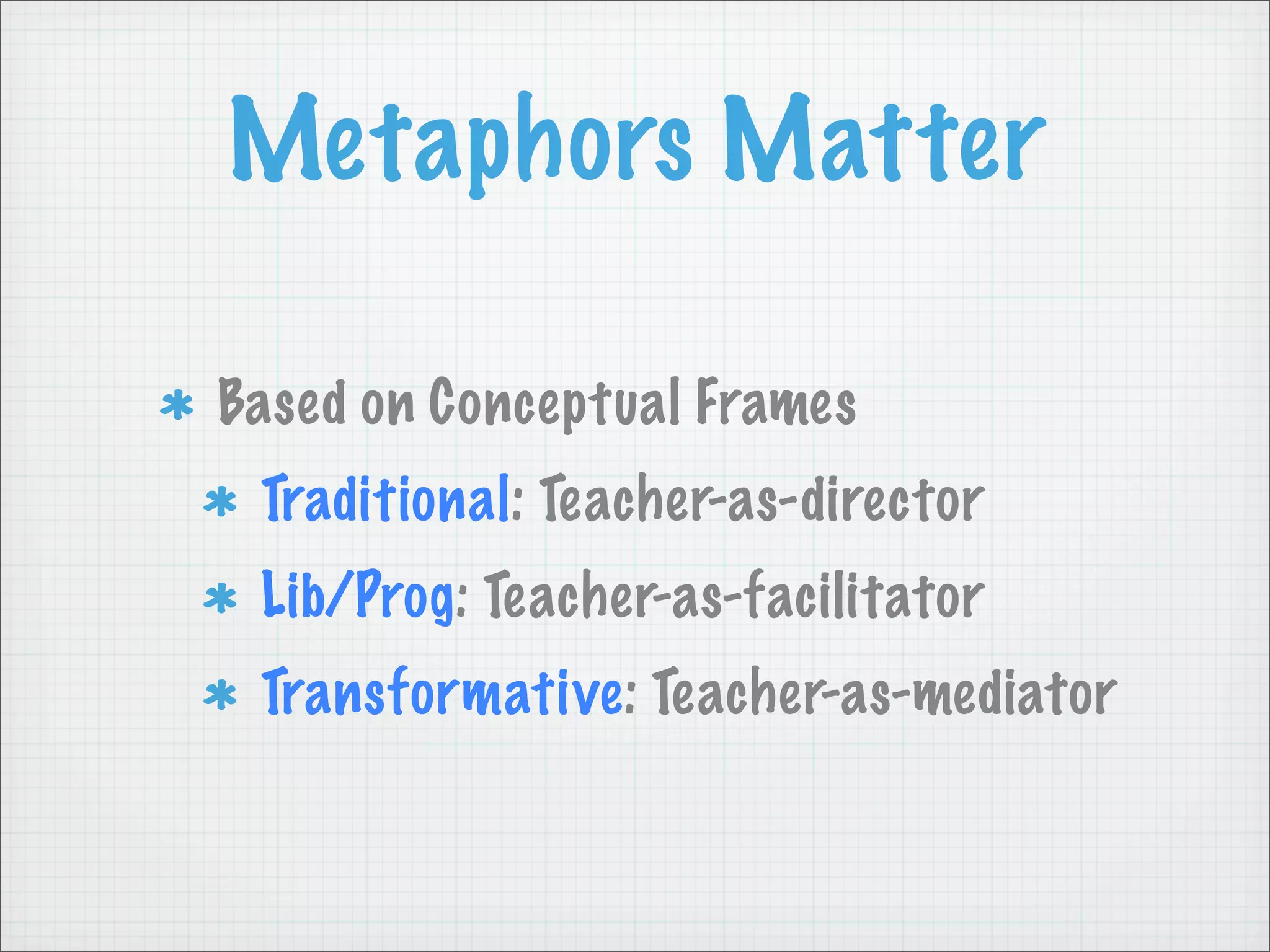 Transformative Teaching Methods