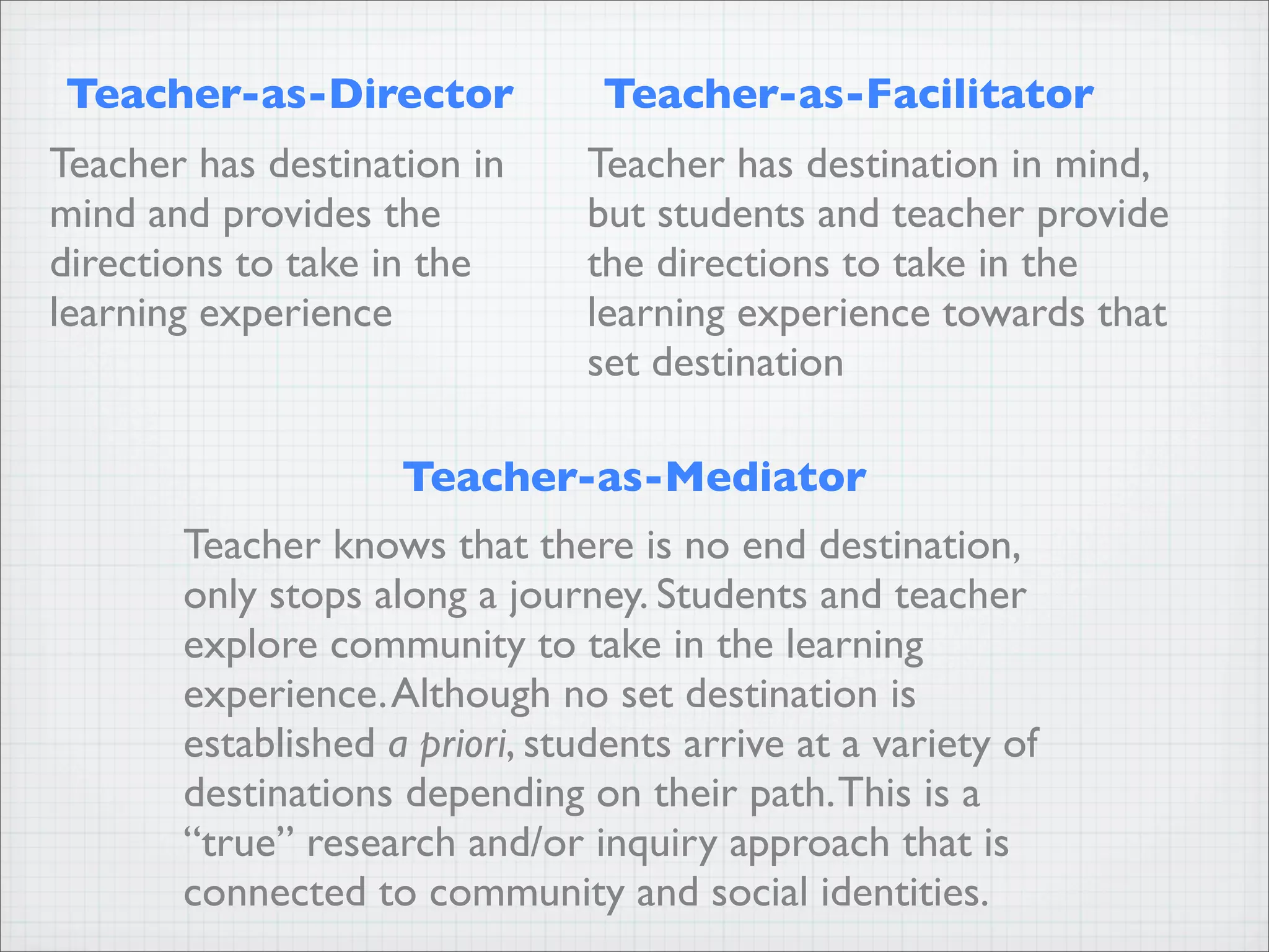 Transformative Teaching Methods