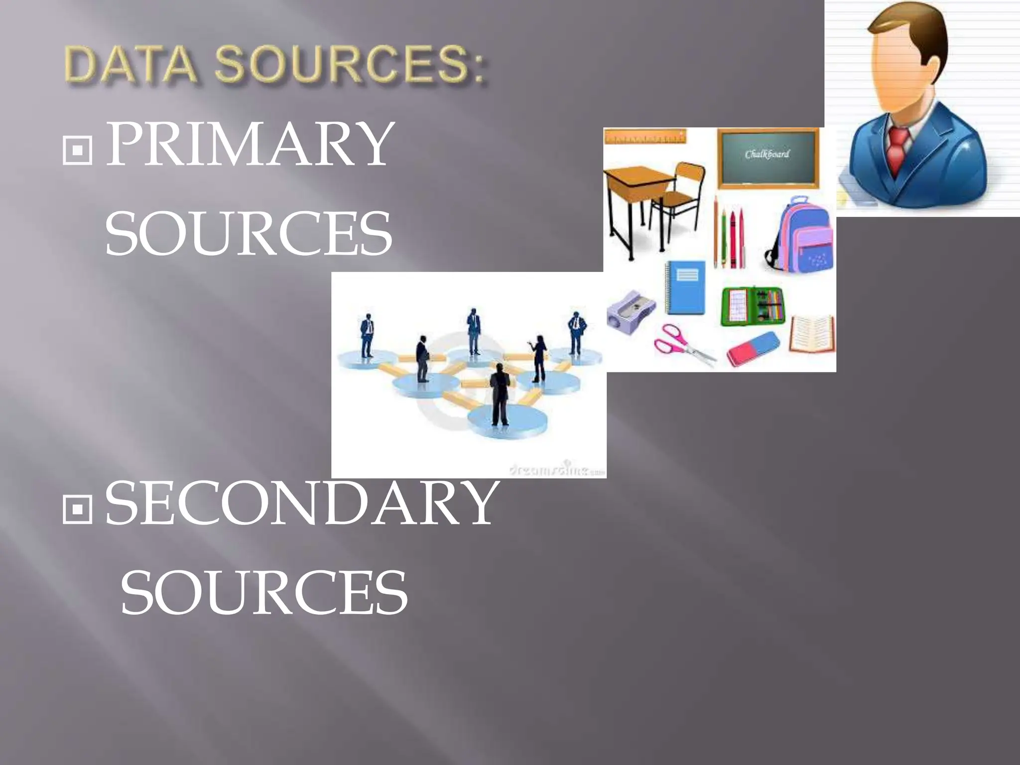  PRIMARY
SOURCES
 SECONDARY
SOURCES
 