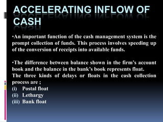 Methods of accelerating cash inflow   PPT