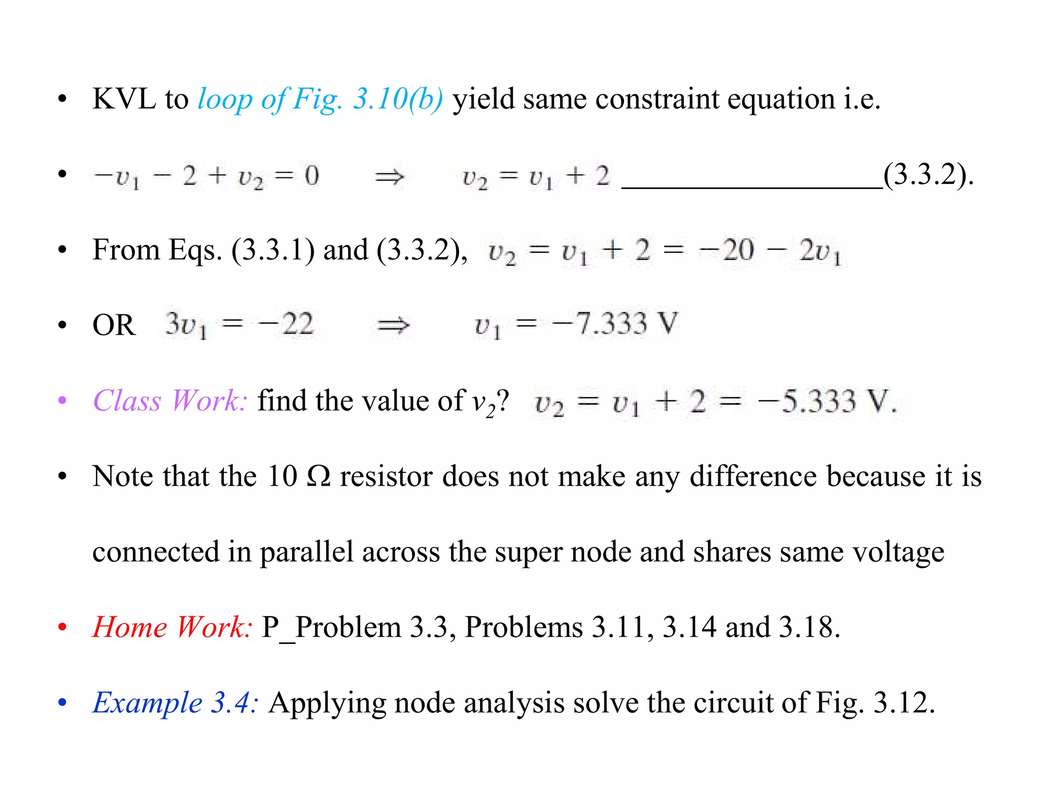 Methods of analysis linear circuit analysis | PDF