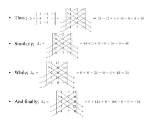 • Thus ;
• Similarly;
• While;
• And finally;
 