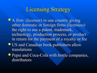 METHODS OF BUSINESS GOING GLOBAL.pptthvtyhynkljikjut | PPT