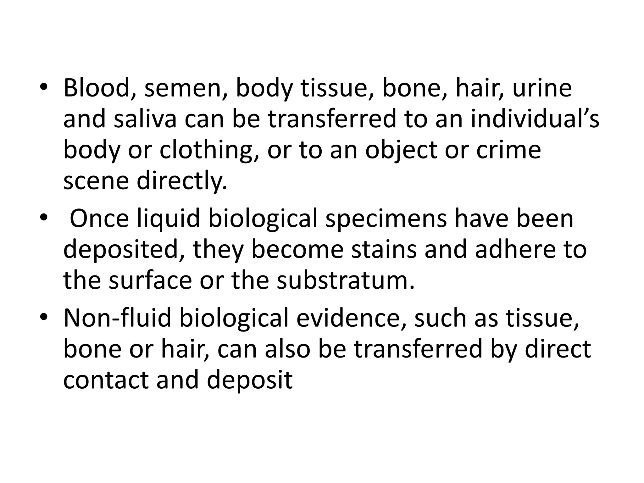Methods of collection and preservation of Biological evidence 400L.pptx
