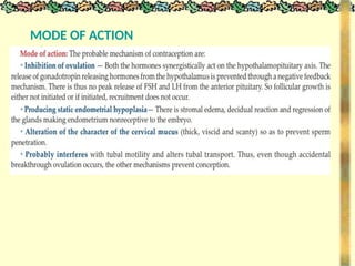 MODE OF ACTION
 