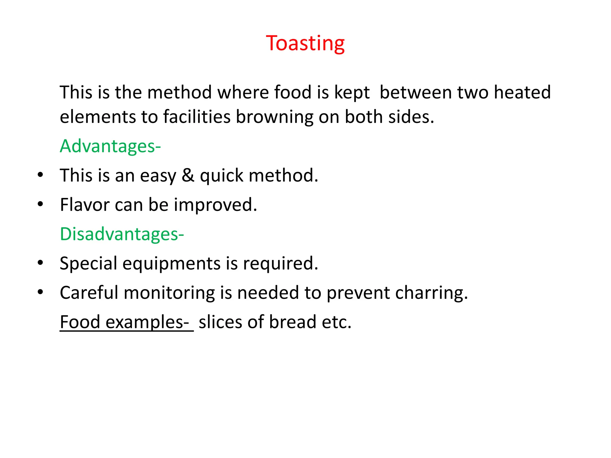 Toasting Method Methods Of Cooking 11-06-2023.pptx bscnursing | PPTX