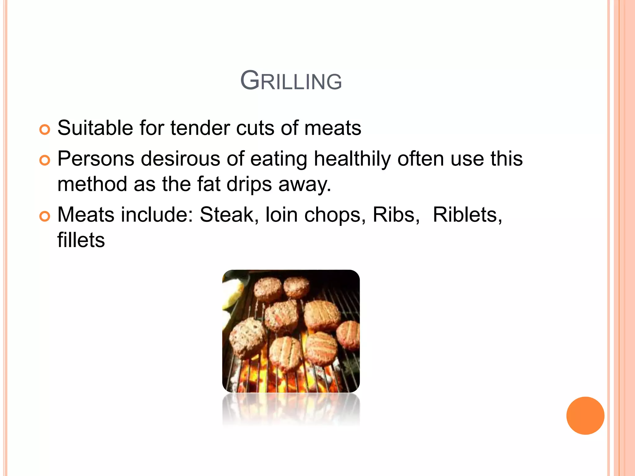 Methods of cooking meat and offal | PPT