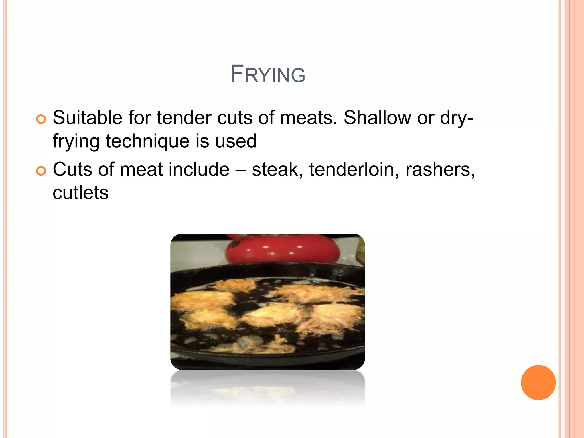 Methods of cooking meat and offal | PPT