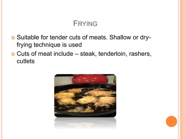 Methods of cooking meat and offal | PPT
